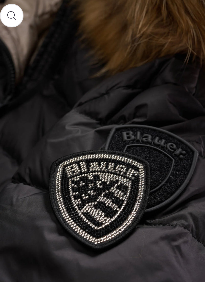 PIUMINO LUNGO CON PELLICCIA KRISTIN - Blauer