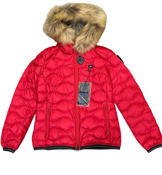 PIUMINO CON BORDO IN PELLICCIA ALDIE - Blauer